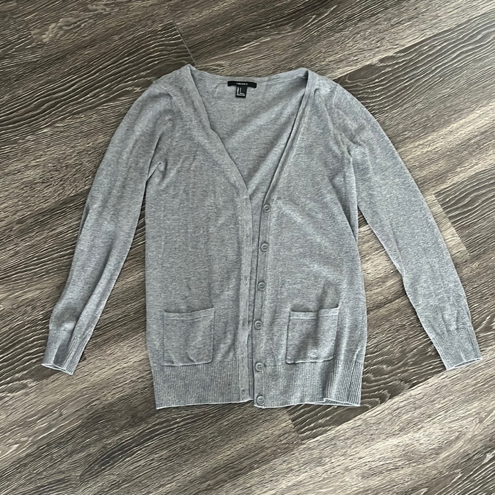 Womens forever 21 button front cardigan